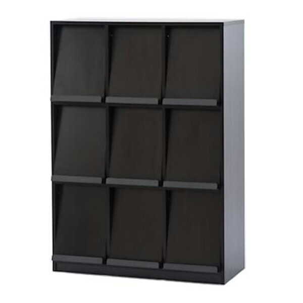フラップシェルフ 3x3 ダーク RFFLPS2-33DB2 アールエフヤマカワ RFyamakawa オフィス収納 ディスプレ..