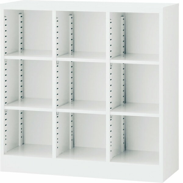 3列 3段 オープン 書庫 SBKW-9 キャビネット オフィス収納 書類収納 ファイル収納 事務 会社 学校 施設..