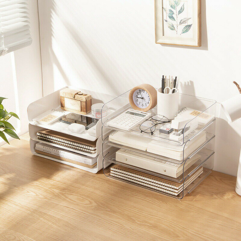 ѡ 10OFF쥿ȥ졼 A4 4 Ʃ  ʪ ꥢ Ǽ ȥ졼 ե Ǽ ܥå ǥǼ ...