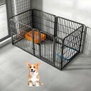 【 60X60 6枚セット】犬ケージ ペットサークル ペットフェンス 小型犬 取り付け簡単 初心者 手軽に組み立て DIY可能 室内 屋外 洗浄容易 丈夫 耐久...