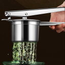野菜脱水機 野菜果物絞り器 野菜水切り器 ステンレス鋼 手押し式 握りやすい 省力 環境に優しい 使いやすい 家庭用 業務用 料理ツール 水切りできる サラダ水...