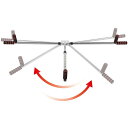 ストレッチ 開 開脚ストレッチャー レッグストレッチャー 折り畳み式 柔軟 体操/股割りトレーニング/バレエ練習/フィットネス/ストレッチ運動 開脚運動用 自宅用 開脚補助器具 股関節 器具 美尻 美脚 体幹トレーニング バレエ練習 柔軟体操 ストレッチ運動 健康器具(4)