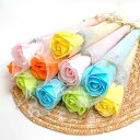 【10本入】ソープフラワー 花 ギフト プレゼント シャボンフラワー バラ 花束 バラ ミニブーケ ありがとう ローズ 贈り物 送別会 入学 イベント ウエディ...