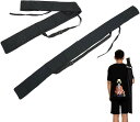 竹刀袋 肩掛け付 刀袋 竹刀ケース 模造刀/日本刀/剣道 収納バッグ 釣竿 ロープ調節 長物袋 保護 収納用 ブラック 防水 耐久性 引っかき防止 携帯 便利 ...