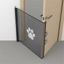 ベビーゲート ロール式 メッシュ布式ドア柵 ドア・階段用ベビーゲート テープ付き 巻き取り式 ペットフェンス バリアフリー 片手操作 簡単設置 耐久性 メッシュ...