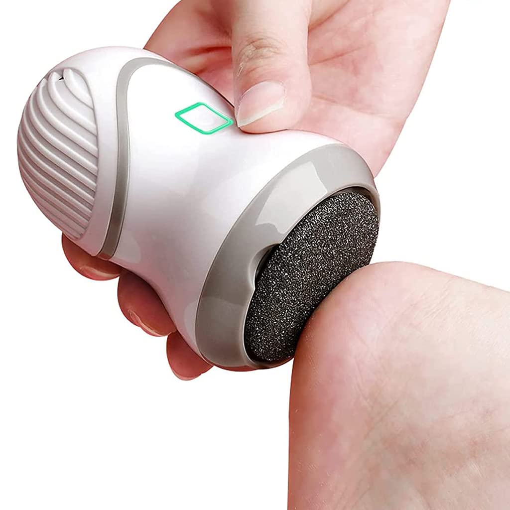 電動角質リムーバー USB充電式 かかと 角質取り2段階スピード 3つローラー 電動角質取り機 ハードスキンリムーバー 水洗い可 真空吸引 足裏角質ケア かかと...