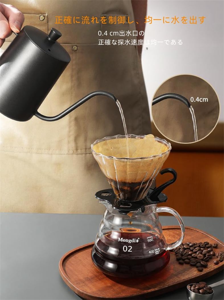 コーヒーミル 手動 コーヒーマスター セット ドリップ 器具 コーヒー 耐熱ガラス ...