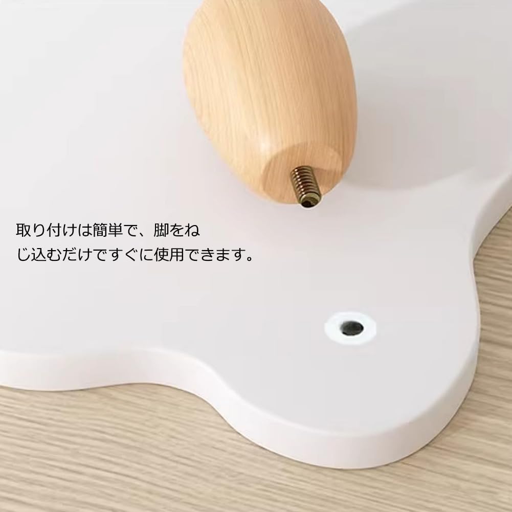 パソコンラック 卓上パソコン台 卓上デスクシェルフ pc台 ディスプレイ 人間工学デザイン キーボード収納 机上台 パソコンモニター置き台 木製 省スペース 簡単組み立て 学生 会社員 オフィス 研究室 リビングルーム ホワイト 木の色 プレゼント ギフト 贈り物 送料無料 [2]