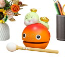 楽器 伝統的な禅ドラム 新年 魚モクギョ ギョ 装飾 パーカッション インストルメント デスクトップ 飾り ユニーク かわいい おもちゃ リラックス 頑丈 学校...