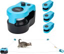 猫おもちゃ 電動 自動 猫じゃらし 猫ちゃん走りだせ 一人遊び 動く バッテリー内臓 充電式 猫運動不足解消グッズ ストレス解消 猫を絡まりにくい 狩猟本能をく...