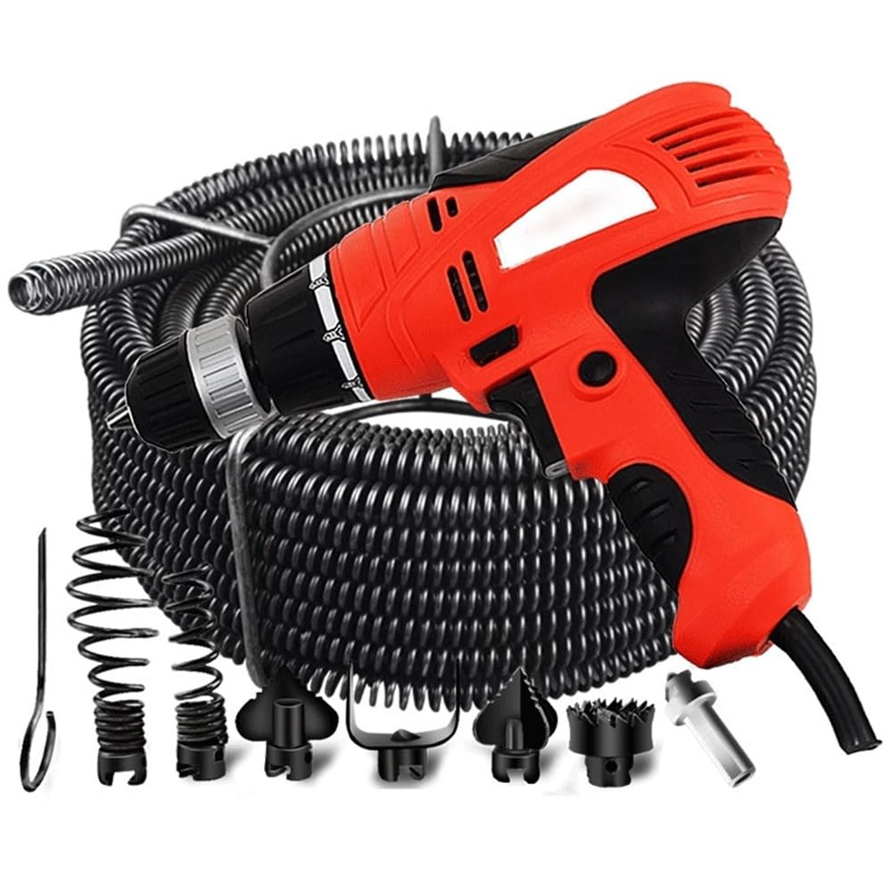 【2025改良型】電動パイプクリーナー 電動式トイレつまり解消道具 排水溝 強力吸引力 排水溝トイレ/洗..