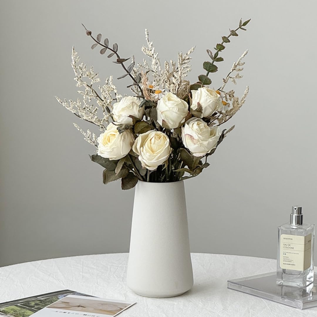 造花 花瓶付き フェイクフラワー 花置物 人工観葉植物 おしゃれ 生花のような質感 モダン インテリア装飾 プレゼント お祝い 贈り物