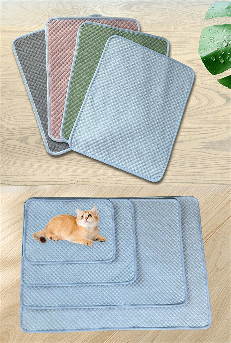 ペット ひんやりマット ふわふわ 厚さ 3D冷感接触マット 犬 猫 冷却マット 夏用 ペ...