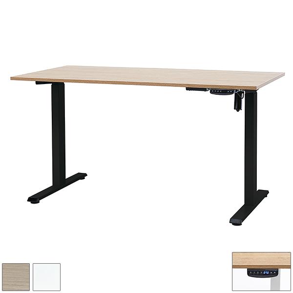 Rakuten - 電動昇降デスク W1400xD700×H718～1198 幅140cm 140 衝突検知機能 メモリ機能 高さ無段階調節 ワンタッチ昇降 巻き込み防止 高性能モーター 静音 電動昇降テーブル 昇降デスク パソコンデスク スタンディングデスク オフィス家具 【法人様限定】