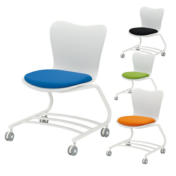 ミーティングチェア キャスター付き オフィスチェア 会議用チェア 会議用椅子 ワークチェア フレキシブ..