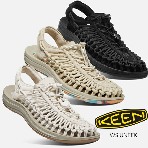 [送料無料] [正規取扱品]【KEEN】キーン WS UNEEK ウィメンズ・ユニーク サンダル スニーカー 23cm 23.5cm 24cm 24.5cm 25cm #1014099 #1018698 #1023057 ブラック ホワイト マルチ