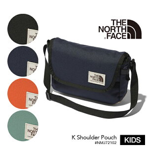 子供用にちょうどいい！【THE NORTH FACE】2021秋冬 ザ・ノースフェイスK Shoulder Pouch ショルダーポーチ（キッズ） NMJ72102 ポーチ ショルダー バッグ ロゴ 黒 ブラック キッズ KIDS