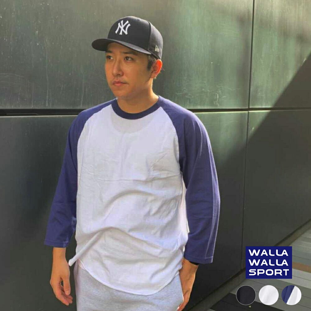 ワラワラスポーツ Tシャツ カットソー 七分袖 メンズ レディース WALLA WALLA SPORT 3/4 BASEBALL TEE 3/4 ベースボールティー 正規取..