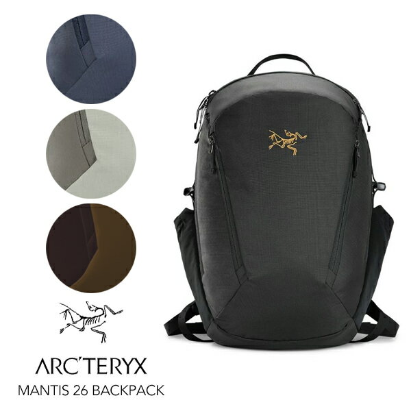 [正規取扱品] アークテリクス リュック バックパック メンズ レディース ARC'TERYX MANTIS 26 BACKPACK ◎マンティス 26 バックパック 22BAMARC29560