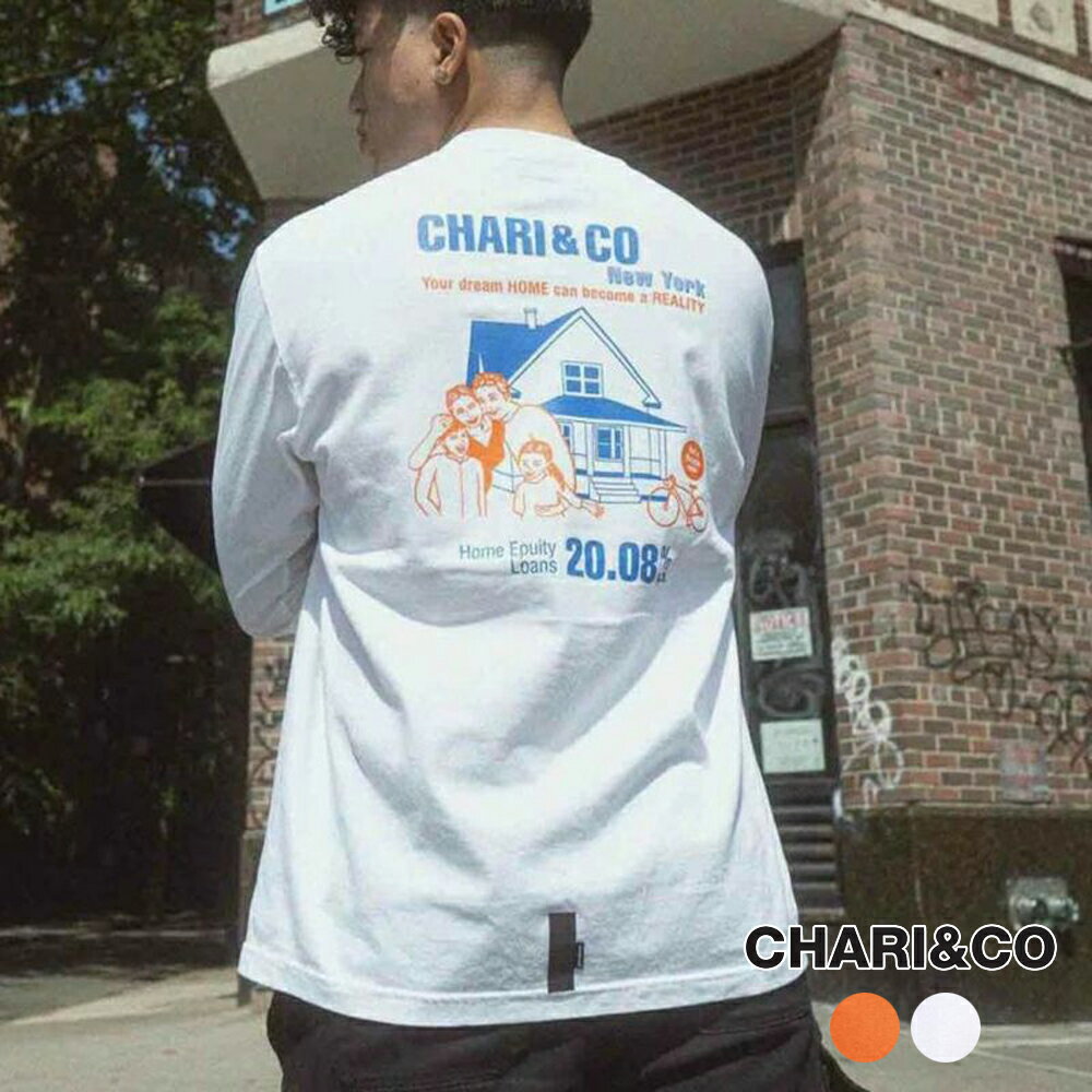  チャリアンドコー Tシャツ カットソー 長袖 メンズ CHARI&CO HOUSING LOAN L/S PKT TEE ハウジングローン ロングスリーブ ポケットTEE 正規取扱品 