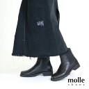 【ポイント10倍 5/4 18:00〜5/6 23:59】 モールシューズ サイドゴアブーツ メンズ レディース MOLLE SHOES SQUARE TOE ...