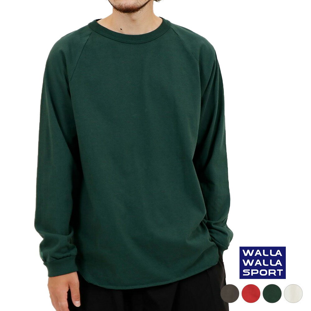 【ポイント10倍 ～5/20 23:59】 ワラワラスポーツ Tシャツ カットソー 長袖 メンズ レディース WALLA WALLA SPORT L/S LOOSE BASEBALL ..