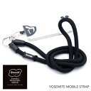 【最大6,000円OFFクーポン配布中 ～12/26 1:59】 ヨセミテ ストラップ スマホショルダー メンズ レディース Yosemite STRAP YOSEMITE MOBILE STRAP ヨセミテ モバイルストラップ スマホストラップ 斜めがけ クライミングロープ YMS300063 正規取扱品