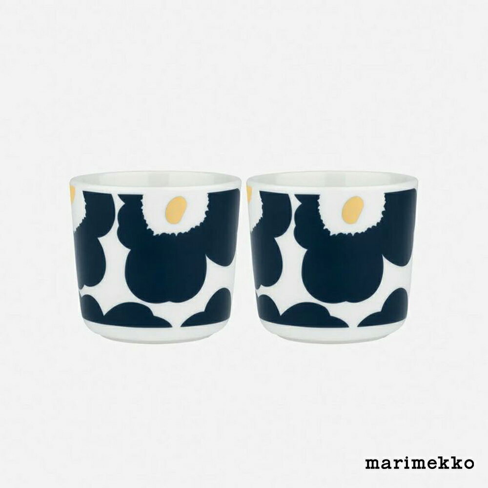 マリメッコ マグカップ marimekko Unikko coffee cup 2dl - 2pcs ウニッコ コーヒーカップセット ハンドルなし 52239-4-72783 正規取扱品
