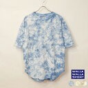 ワラワラスポーツ Tシャツ カットソー 半袖 メンズ WALLA WALLA SPORT TIE DYE 1/2 LOOSE BASEBALL TEE タイダイ ハーフスリーブ ルー..