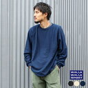 ワラワラスポーツ Tシャツ カットソー 長袖 メンズ レディース WALLA WALLA SPORT L/S LOOSE BB TEE RIDGE ロングスリーブ ルーズベー..