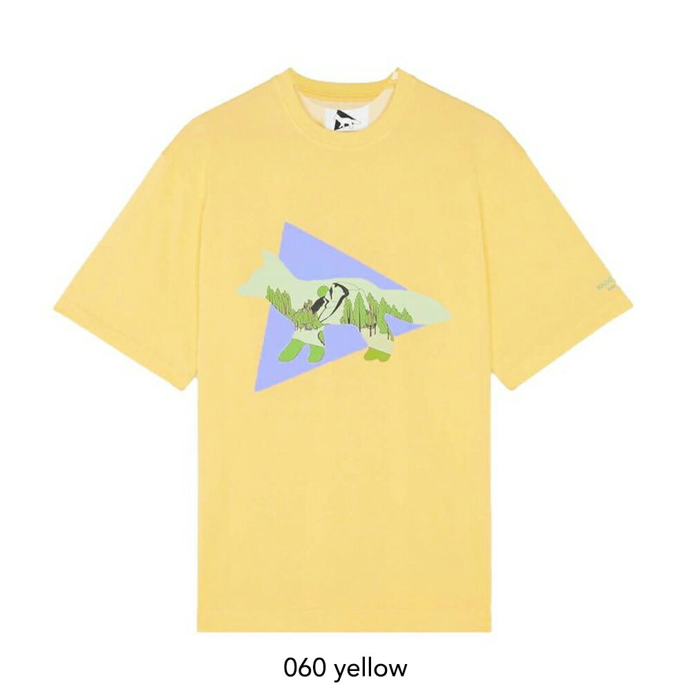 【SALE40%OFF】 アンドワンダー Tシャツ カットソー 半袖 メンズ レディース and wander dry cotton T triangle MK×AWD ドライコットンT トライアングル メゾン キツネ MAISON KITSUNE 5743184907 正規取扱品 【返品交換不可】【SPS】