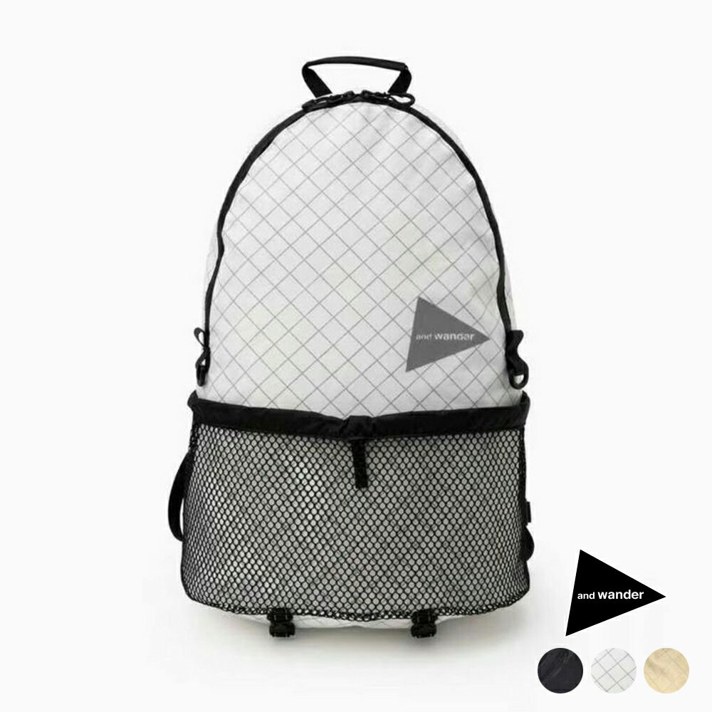 【ポイント10倍 ～5/20 23:59】 アンドワンダー リュック バックパック メンズ レディース and wander ECOPAK 20L daypack エコパック 20L デイパック 5744975192 正規取扱品 【PT20】