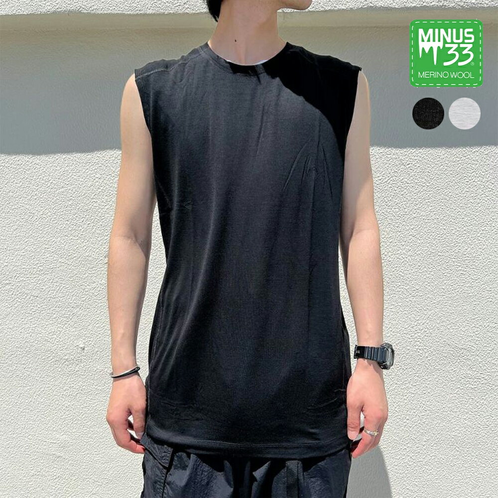 マイナスサーティスリー タンクトップ メンズ MINUS33 MICRO SLEEVELESS マイクロ スリーブレス 1003 正規取扱品