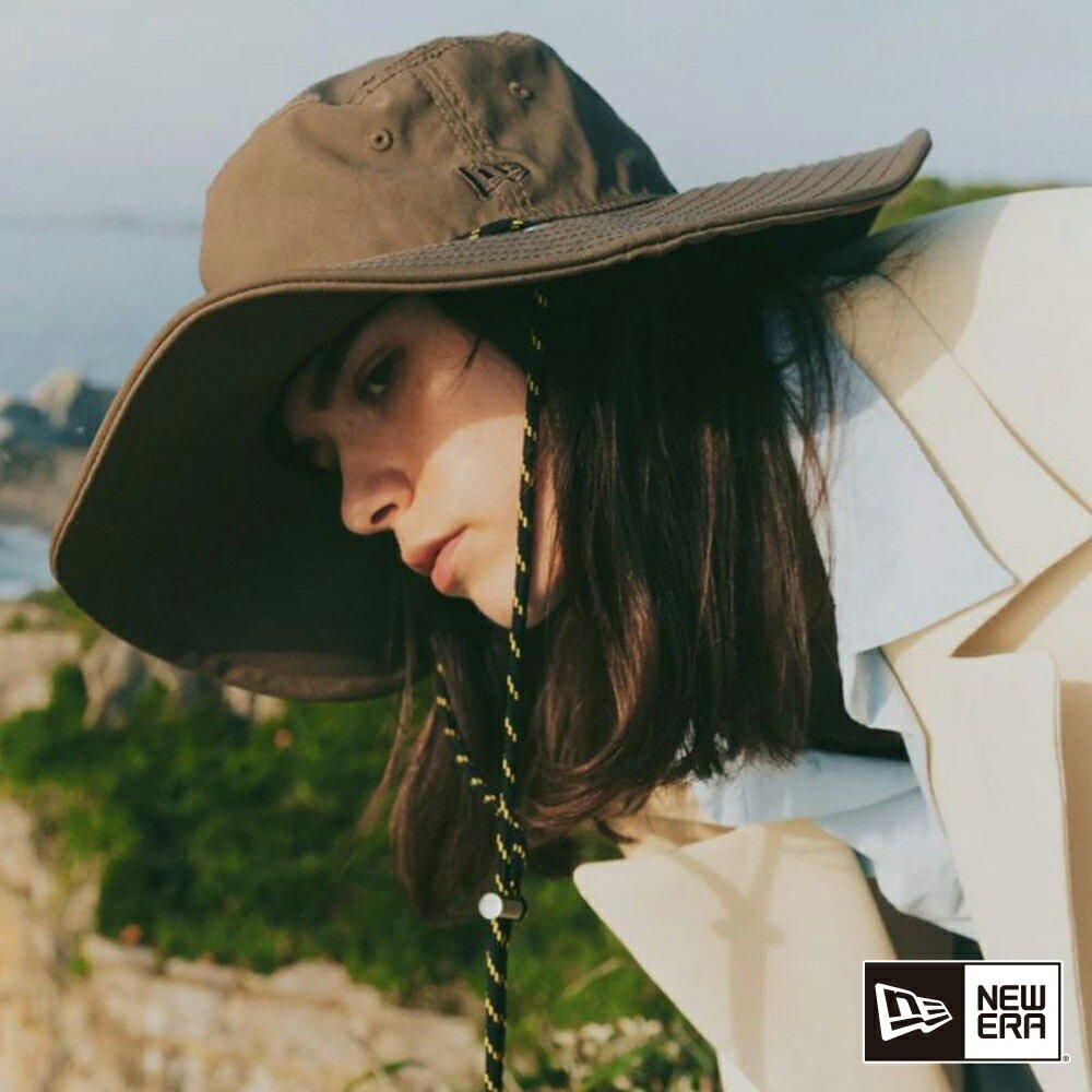  ニューエラ ハット 帽子 メンズ レディース NEW ERA アドベンチャー ワイドブリム 一ツ山佳子 Adventure Wide Brim Softness of Nature directed by Keiko Hitotsuyama ダークベージュ 14117150 正規取扱品