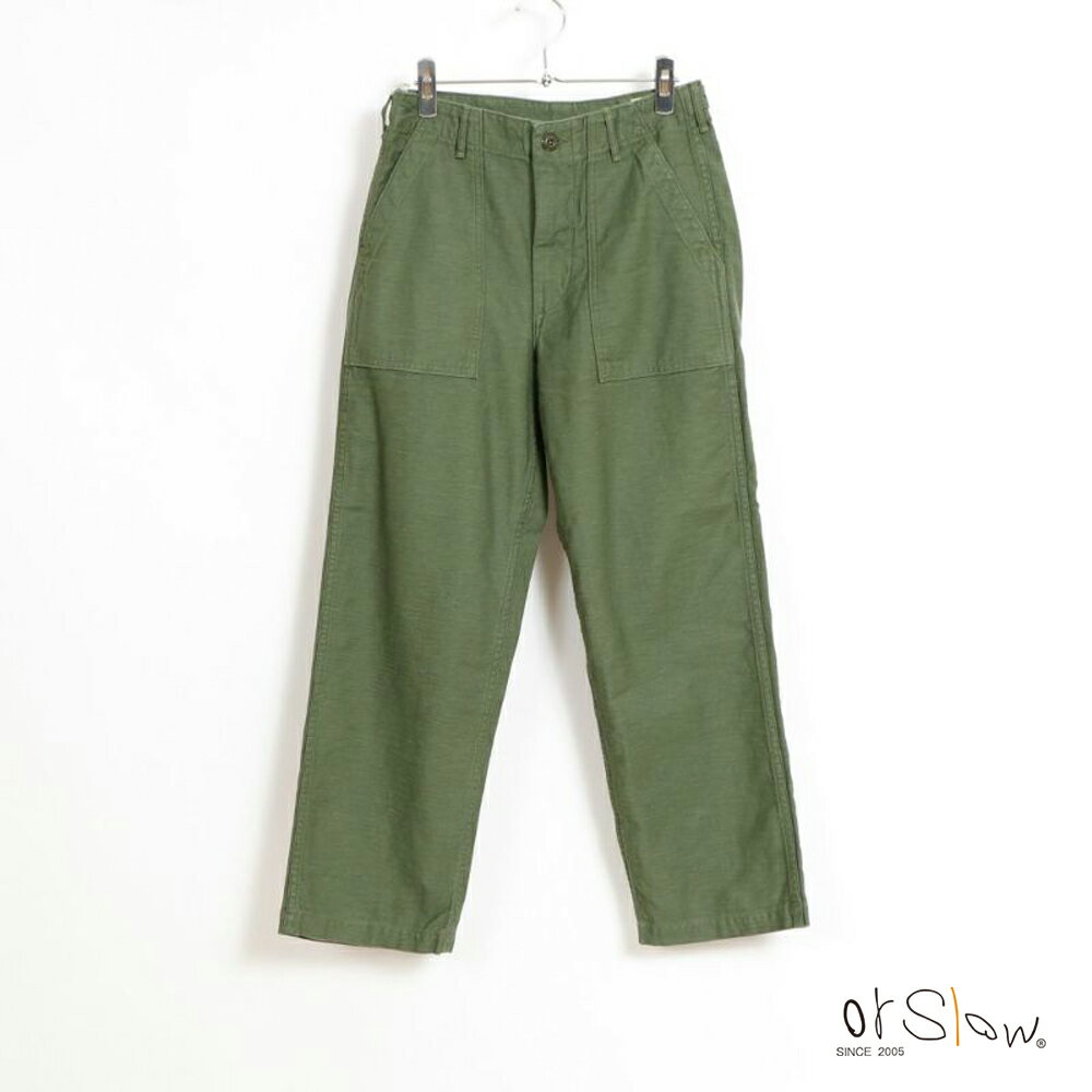 オアスロウ カーゴパンツ メンズ オアスロウ カーゴパンツ レディース or Slow SHORT LENGTH US ARMY FATIGUE PANTS (REGULAR FIT/ZIPPER FLY) ショートレングスUSアーミーファティーグパンツ 00-5002Z-16 正規取扱品