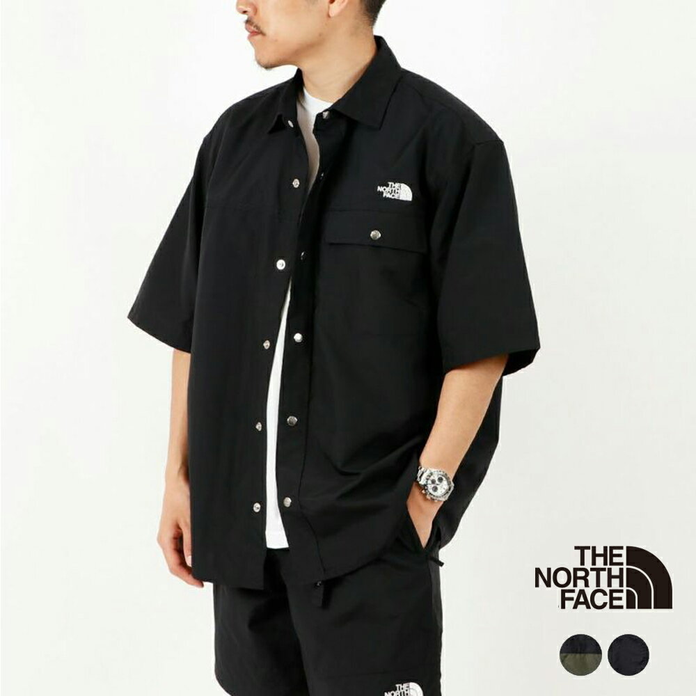 【ポイント10倍 5/25 0:00～5/27 1:59】 ザ ノースフェイス シャツ 半袖 メンズ THE NORTH FACE S/S Nuptse Shirt ショートスリーブヌプシシャツ NR22331 正規取扱品