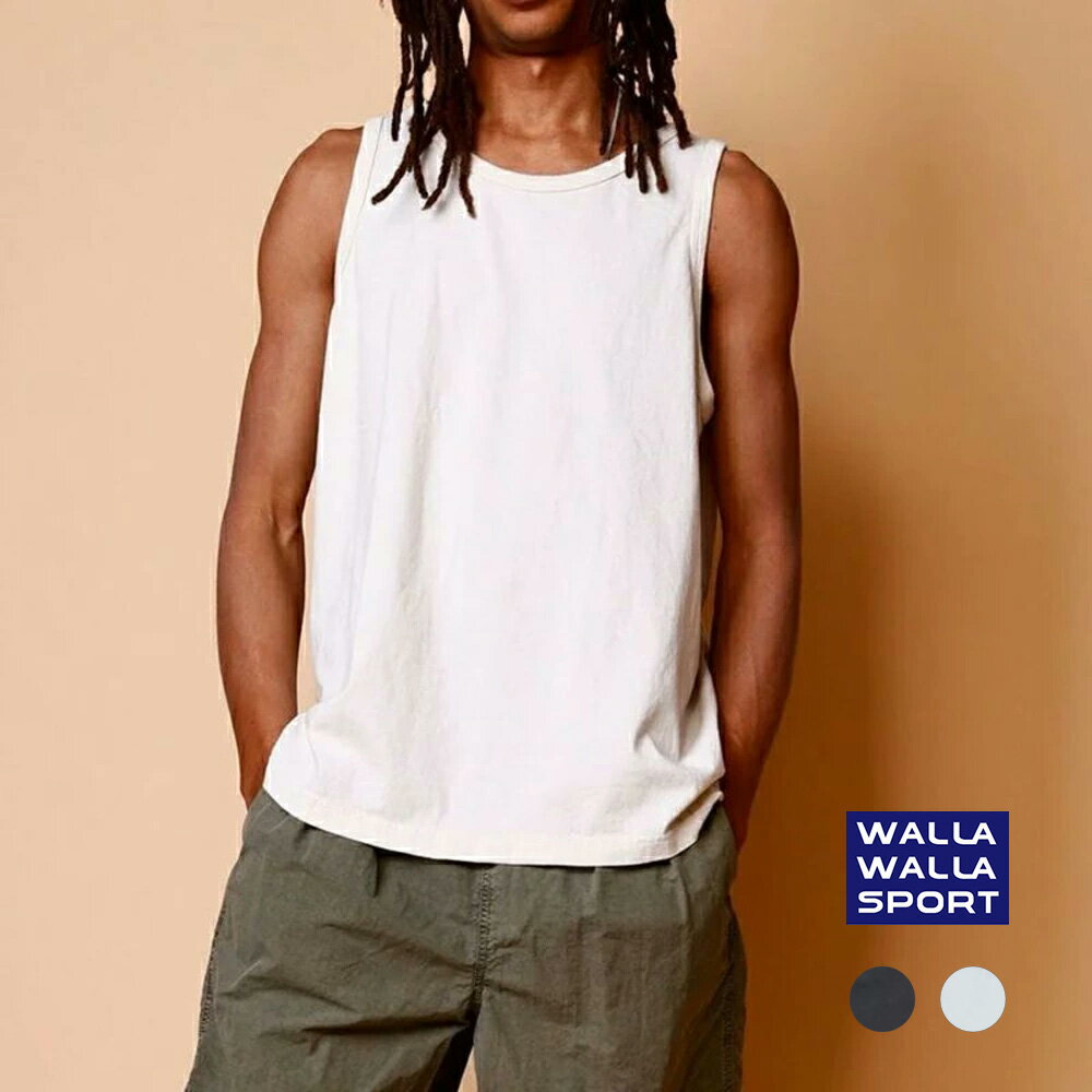 【ポイント10倍 ～5/20 23:59】 ワラワラスポーツ タンクトップ メンズ レディース WALLA WALLA SPORT SOLID TANK TOP ソリッドタンク..