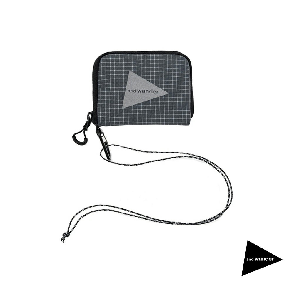 【ポイント10倍 11/14 10:00〜11/16 23:59】 アンドワンダー 二つ折り財布 メンズ レディース and wand..