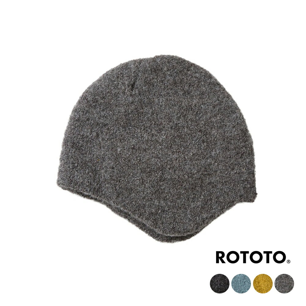 【ポイント10倍 11/20 0:00〜23:59】 ロトト ニット帽 ビーニー 帽子 メンズ レディース RoToTo アルパカブークレイヤーフラップビーニー R5151 正規取扱品