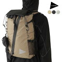 【ポイント10倍 6/25 0:00〜6/27 1:59】 アンドワンダー リュック バックパック メンズ レディース and wander ECOPAK 30...