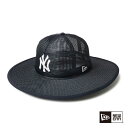 ニューエラ ハット 帽子 メンズ レディース NEW ERA Fitted Long Brim Hat NEYYAN フィッテド ロングブリムハット メッシュ ...