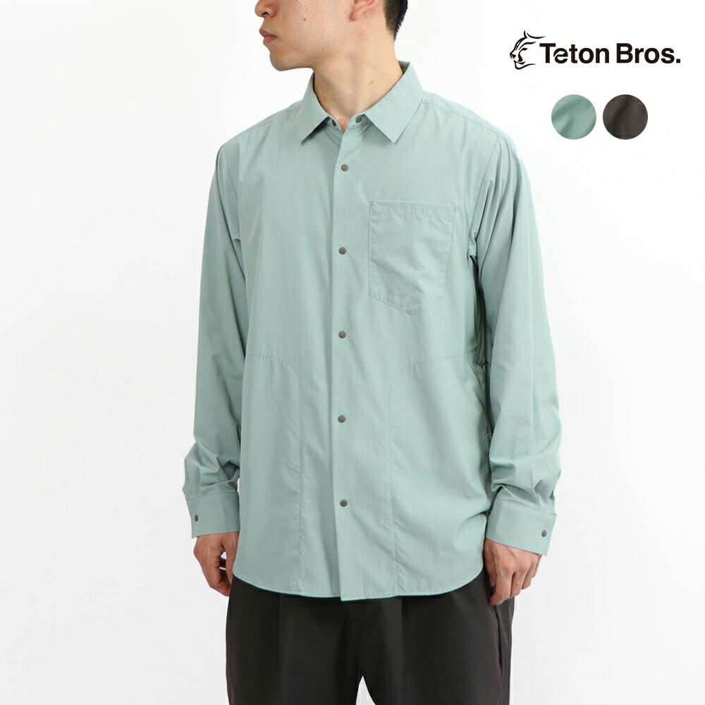 【ポイント10倍 11/30〜12/1】 ティートンブロス シャツ 長袖 メンズ レディース Teton Bros. JOURNEY L/S SHIRT ジャー...