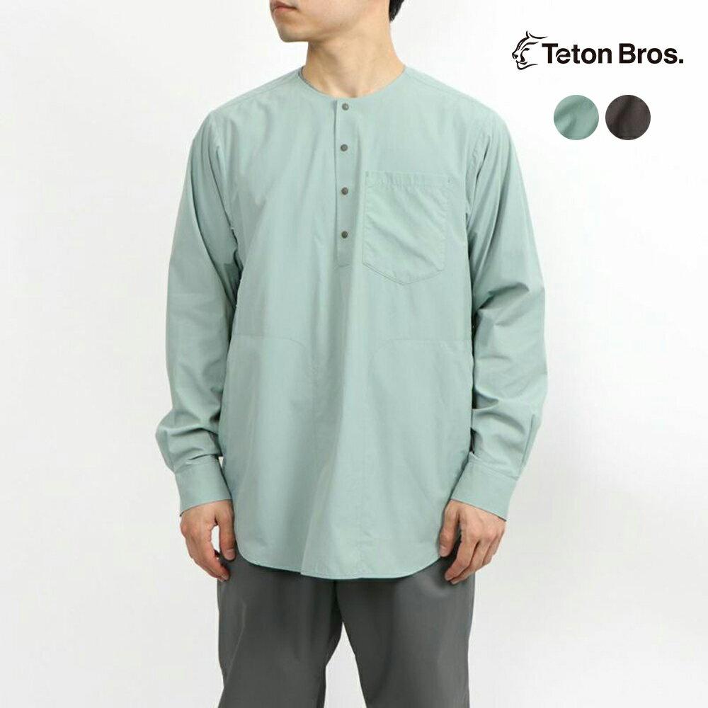 【ポイント10倍 11/30〜12/1】 ティートンブロス シャツ 長袖 メンズ レディース Teton Bros. JOURNEY CREW ジャーニークルー...