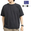【ポイント10倍 7/19 20:00~7/21 23:59】 ワラワラスポーツ Tシャツ カットソー 半袖 メンズ WALLA WALLA SPORT S/S RAGLAN RIB LOOSE TEE ショートスリーブラグランリブルーズティー 25SSWW040087-SR 正規取扱品