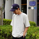 【ポイント10倍 7/19 20:00~7/21 23:59】 ワラワラスポーツ Tシャツ カットソー 半袖 メンズ WALLA WALLA SPORT RIDGE 2TONE TEE リッジ2トーンティー 25SSWW040088-SR 正規取扱品