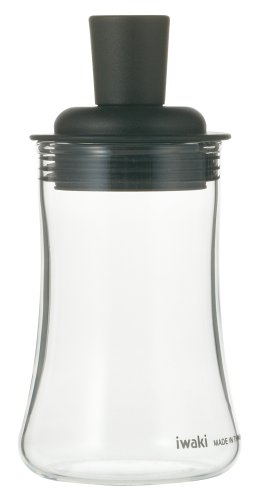 iwaki(イワキ) 耐熱ガラス ふりかけボトル ブラック KT5031-BKF 送料無料
