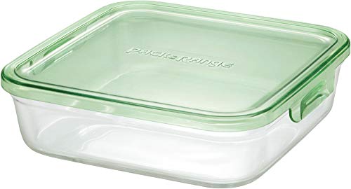 iwaki イワキ 耐熱ガラス 保存容器 グリーン 角型 L 1.2L パック&レンジ KC3248N-G 送料無料
