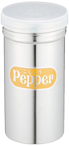 遠藤商事 業務用 調味缶 ロング (アクリル蓋付) P缶 (こしょう) 18-8ステンレス・ポリプロピレン 日本製 BTY06003 送料無料