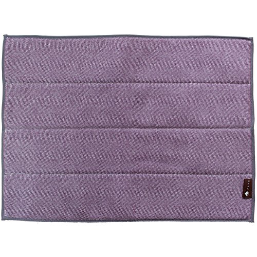 オカ PLYS base (プリス ベイス) 水切り吸水マット Mサイズ 約30×40cm (パープル) 送料無料