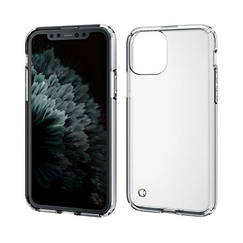 ELECOM - エレコム iPhone 11 Pro ケース ハイブリッド 耐衝撃+頑丈 [エアークッションで四隅を保護] クリア PM-A19BHVC 送料無料
